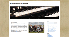 Desktop Screenshot of hammondentusiasterne.dk